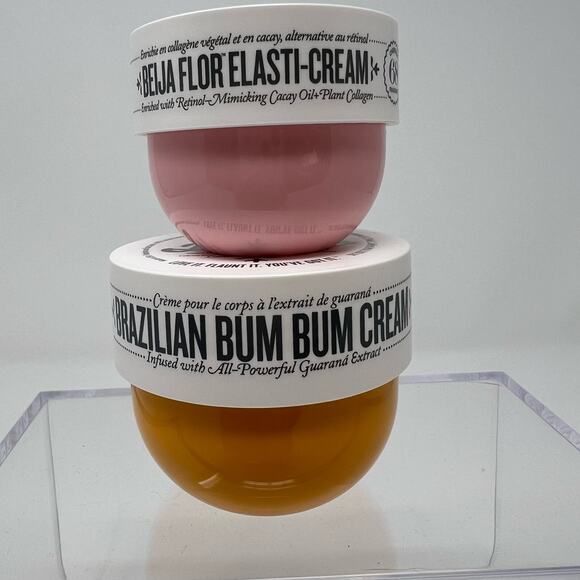 NIB Rio de Janiero Bundle of Bum Bum Cream and Beija Flor Elasti-Cream - Picture 3 of 6